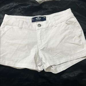 Hollister White Jean Shorts Classic Summer Style